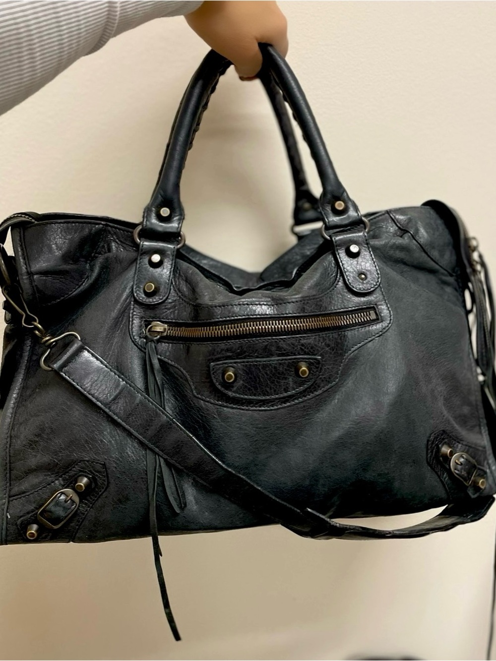 WOMEN'S LE CITY BAG MEDIUM IN BLACK - Picture 2 of 10